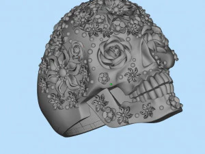 skull ring 3D Print Model