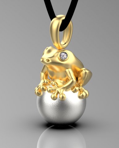 pendant frog Modèles 3D en vedette .c4d .max .obj .3ds .fbx .stl .blend 