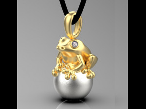pendant frog Modèles 3D en vedette