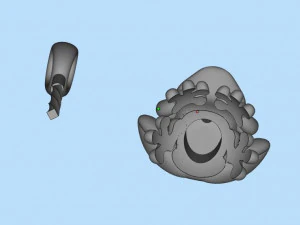 pendant frog 3D Print Model