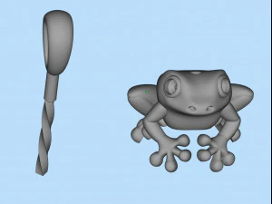 pendant frog 3D Print Model