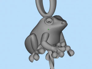 pendant frog 3D Print Model