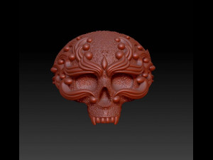 skull ring 3D Print Model