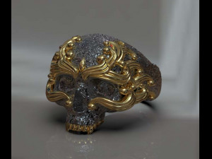 skull ring 3D Print Model