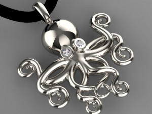 pendant octopus 3D Print Model