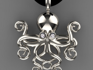 pendant octopus 3D Baskı Modeli