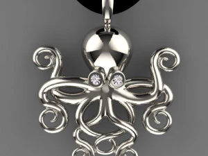 pendant octopus 3D Print Model