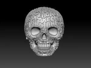 skull ring 3D Print Model