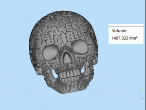skull ring 3D-Druckmodell