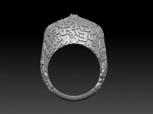 skull ring 3D Print Model