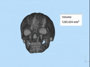 ring skull 3Dプリントモデル