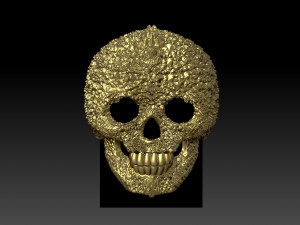 skull ring Modello di stampa 3D