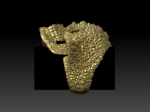 skull ring Modello di stampa 3D