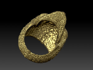 skull ring Modello di stampa 3D