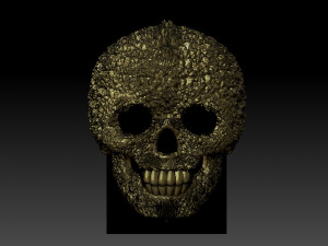 skull ring Modello di stampa 3D