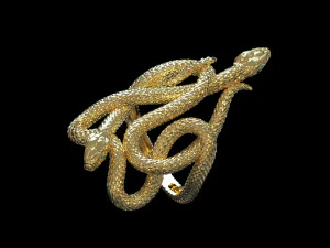 halka yılan 3D Baskı Modeli
