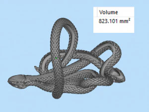 ring snake 3D Print Model