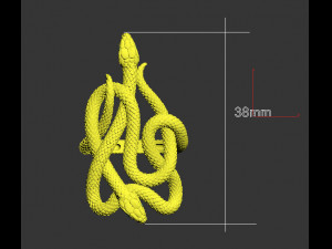 ring snake Modello di stampa 3D