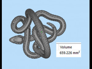 snake ring Model Cetak 3D