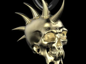 skull ring 3D Print Model