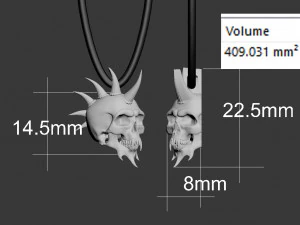 skull ring 3D Print Model