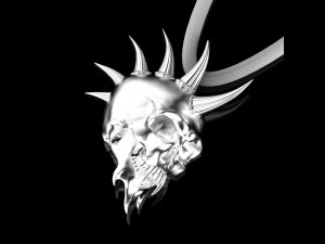 skull ring 3D Druckmodell