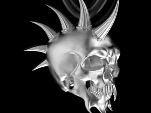 skull ring 3D Druckmodell