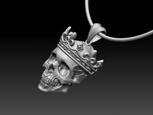 skull pendant 3Dプリントモデル