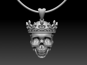 skull pendant 3Dプリントモデル