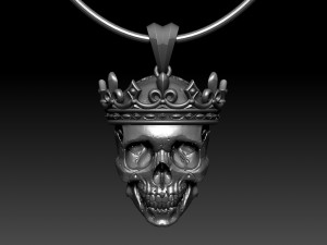 skull pendant 3Dプリントモデル