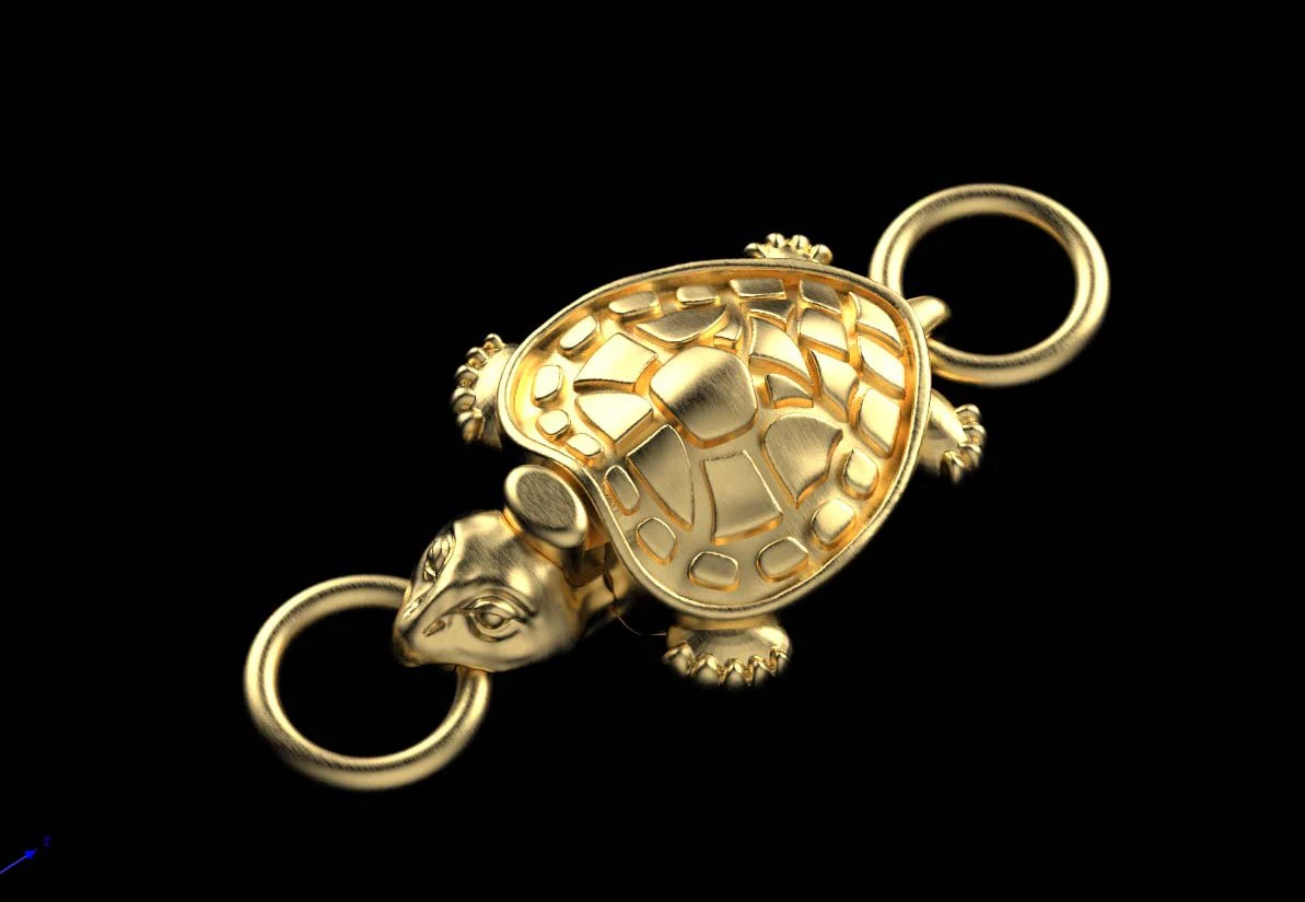 lock turtle 3D Print Model .c4d .max .obj .3ds .fbx .stl .blend 