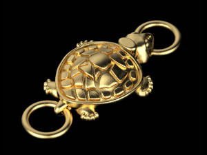 lock turtle Modello di stampa 3D