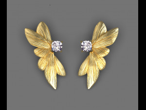 earrings 3D Print Model