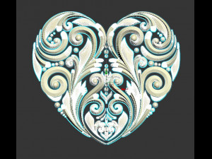 heart 3D Print Model
