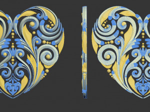 heart 3D Print Model