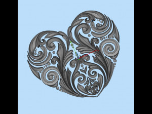 heart 3D Print Model