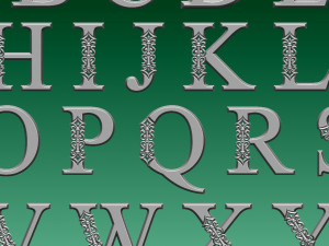 letters Model do druku 3D