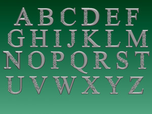 letters Model do druku 3D