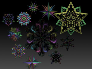 star snowflake 3D Print Model