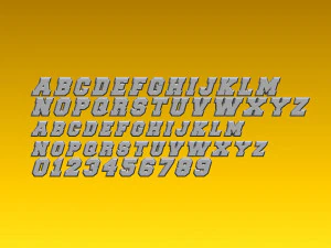 fonts number 3D Print Model