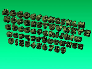 fonts number 3D Print Model