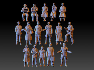 people 3D 打印模型