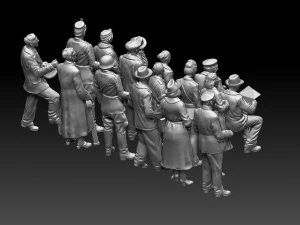 People 3D Print Model