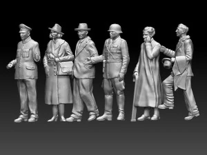 People 3D Print Model