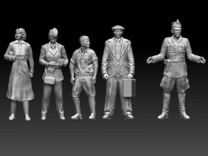 People 3D Print Model