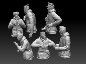 German tank crew winter Modelo de impresión 3D