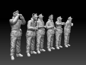 German tank crew Modelo de Impressão 3D