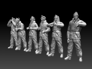 German tank crew Modelo de Impressão 3D