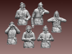 German tank crew Modelo de Impressão 3D
