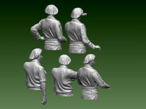 German tank crew Modelo de Impressão 3D